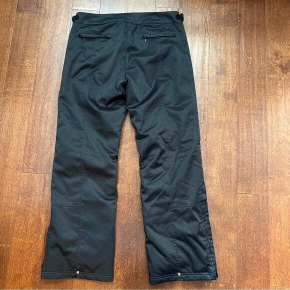 NILS Women’s Satin-y Black Snow Pants, Size 12 - Picture 7 of 12